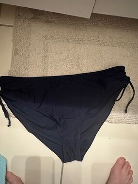 Time & Tru Navy Bikini Bottoms